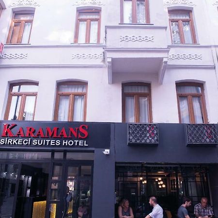 Karamans Sirkeci Suites Hotel Istambul Exterior foto